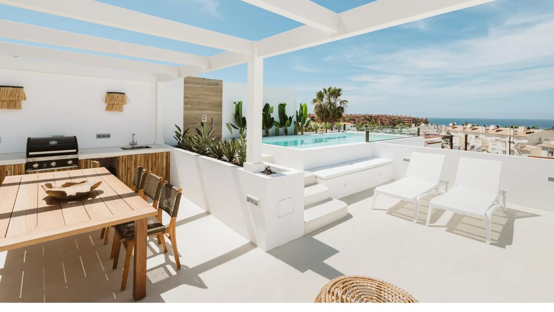别墅 -Atlantic- By Myhomeintenerife, Luxury Private Heated Pool 滨海帕尔姆 西班牙